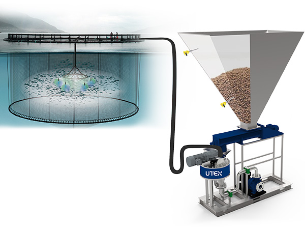  自动水力投喂系统